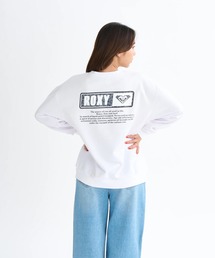 ROXY(���L�V�[)��SQUARE LOGO PULL OVE /���L�V�[�������S�o�b�N�v�����g�N���[�l�b�N�X�E�F�b�g�g���[�i�[(�X�E�F�b�g)