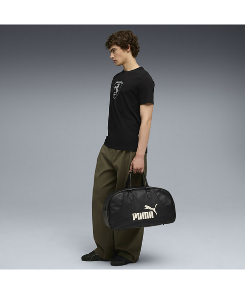 PUMA(プーマ)の「PUMA プーマ メンズ スポーツウェア トーナル シールド 半袖 Tシャツ(Tシャツ/カットソー・メンズ・レッド/ブラック・LARGE/X-LARGE/SMALL/MEDIUM/X-SMALL)」の4枚目の写真