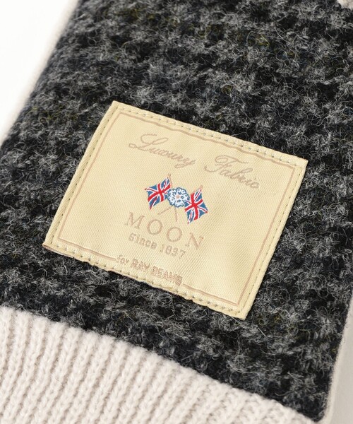 Ray BEAMS（レイビームス）の「MOON ジャージー グローブ 25AW（手袋・レディース・ダークブラウン/ライトグレー/グレー・ONE SIZE）」の6枚目の写真