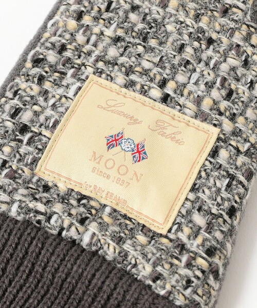 Ray BEAMS（レイビームス）の「MOON ジャージー グローブ 25AW（手袋・レディース・ダークブラウン/ライトグレー/グレー・ONE SIZE）」の9枚目の写真
