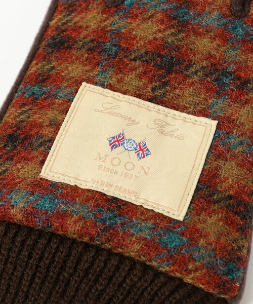 Ray BEAMS（レイビームス）の「MOON ジャージー グローブ 25AW（手袋・レディース・ダークブラウン/ライトグレー/グレー・ONE SIZE）」の12枚目の写真