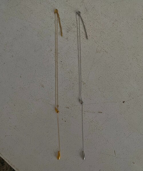 DouDou（ドゥドゥ）の「【インフルエンサー SAKURA企画】アレルギー対応 スライダーネックレス（ネックレス・レディース・シルバー/ゴールド・FREE）」の3枚目の写真