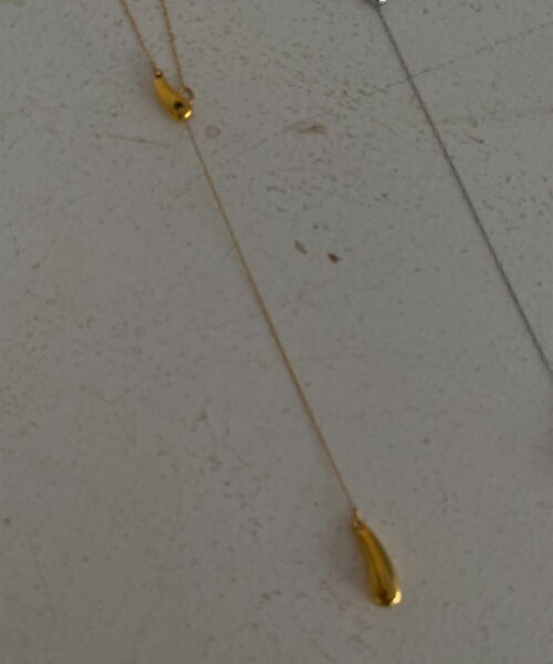 DouDou（ドゥドゥ）の「【インフルエンサー SAKURA企画】アレルギー対応 スライダーネックレス（ネックレス・レディース・シルバー/ゴールド・FREE）」の7枚目の写真