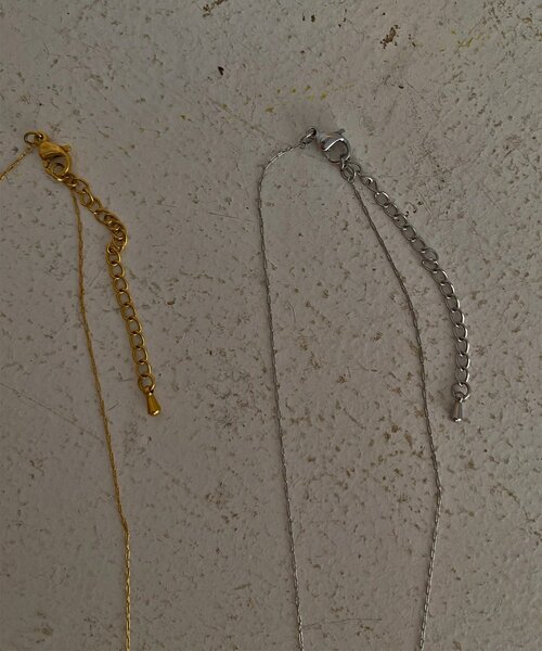 DouDou（ドゥドゥ）の「【インフルエンサー SAKURA企画】アレルギー対応 スライダーネックレス（ネックレス・レディース・シルバー/ゴールド・FREE）」の8枚目の写真