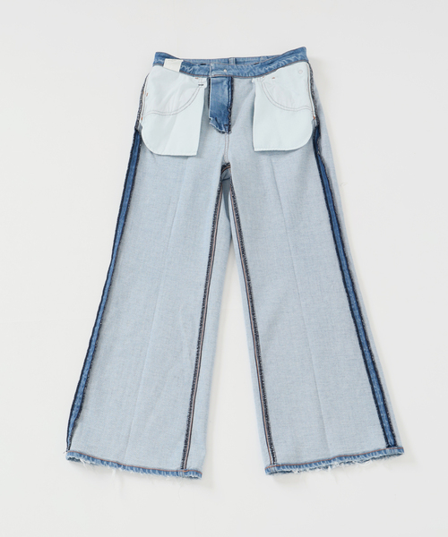 Healthy denim(ヘルシーデニム)の「《追加》Healthy DENIM/ヘルシーデニム SLOBE別注 Turnip デニム TURIP(デニムパンツ・レディース・ブルー・22cm/23cm/24cm/25cm)」の5枚目の写真