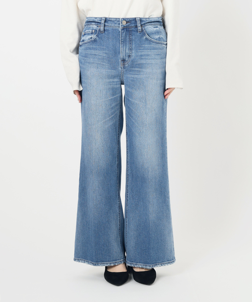 Healthy denim(ヘルシーデニム)の「《追加》Healthy DENIM/ヘルシーデニム SLOBE別注 Turnip デニム TURIP(デニムパンツ・レディース・ブルー・22cm/23cm/24cm/25cm)」の7枚目の写真