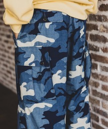 BEAMS PLUS | インディゴ リップストップ カモフラージュ プリント ミリタリー パンツ(その他パンツ)