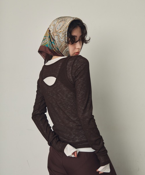 doublet 25AW リバーシブル　レイヤードカットソー doublet 25AW リバーシブルレイヤードカットソー