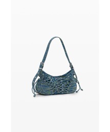 Desigual | デニムコルセットミディアムバッグ リボンディテール ショルダー(ハンドバッグ)