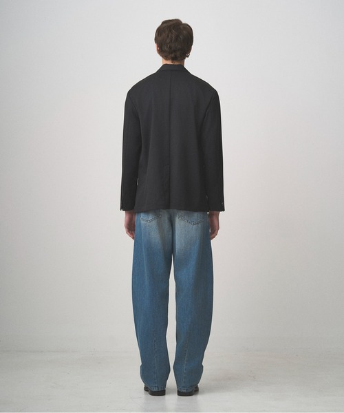 Juha（ユハ）の「AIR TWILL TAILORED JACKET（テーラードジャケット・メンズ・ブラック・3/4）」の4枚目の写真