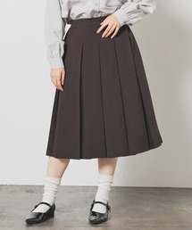 ミディ丈プリーツスカート