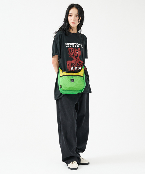 WILD THINGS（ワイルドシングス）の「【WILD THINGS/ワイルドシングス】2WAYナイロンショルダーL/BAG/ユニセックス【WEB限定】（ショルダーバッグ・メンズ・ブラック/グリーン/パープル/ブルー・フリー）」の17枚目の写真