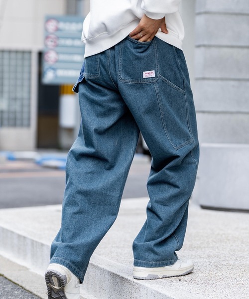 セール】KANGOL カンゴール 別注コラボデニム・ツイルワイドテーパード