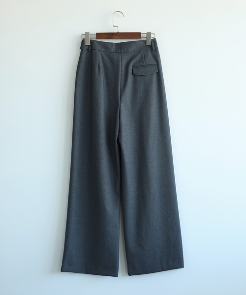 DECADE CLASSIC(ディケイド クラシック)の「【DECADE CLASSIC】リボンワイドフレアスラックス(スラックス・レディース・グレー・27inch/28inch/26inch)」の15枚目の写真