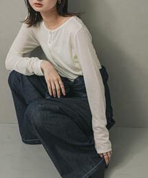 SENSE OF PLACE by URBAN RESEARCH | ヘンリーネックプレーンカットトップ(Tシャツ/カットソー)