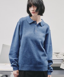 selle glant(ZOe)BASIC HIGH-GAUGE KNIT POLO/x[VbNnCQ[Wjbg|(jbg/Z[^[)