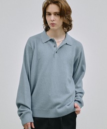 SELLE GLANT（セレグランテ）の「BASIC HIGH-GAUGE KNIT POLO ベーシックハイゲージニットポロ（ポロシャツ）」