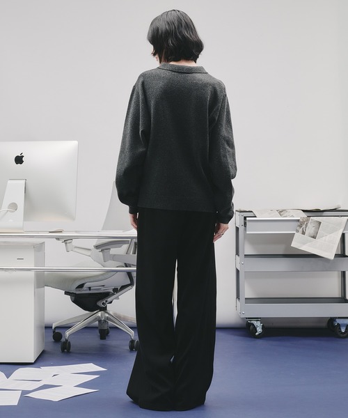 BASIC HIGH-GAUGE KNIT POLO/ベーシックハイゲージニットポロ（ニット