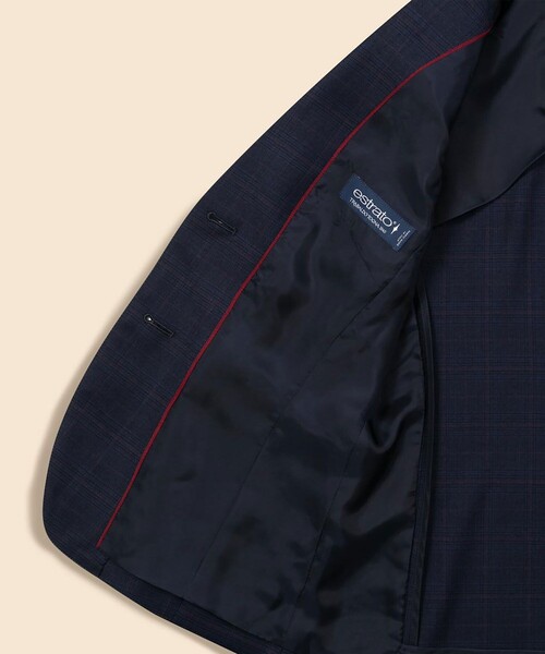 BROOKS BROTHERS(ブルックスブラザーズ)の「ウール グレンチェック シングル2ボタンジャケット(テーラードジャケット・レディース・ネイビー・8/6/4/2/0)」の5枚目の写真