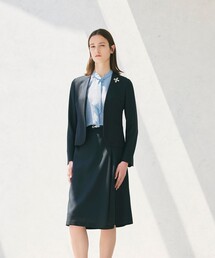 Paul Stuart（ポールスチュアート）の「【ウォッシャブル/接触冷感/UV対策/吸水速乾】2wayストレッチカラミ　スカート（スカート）」