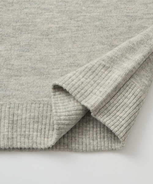 THE CRAFT CREW PRODUCTS（ザクラフトクループロダクツ）の「ヘンリーネックジャガードニットプルオーバー【THE CRAFT CREW PRODUCTS】（ニット/セーター・レディース・グレー/ネイビー/ブラック・FREE）」の10枚目の写真