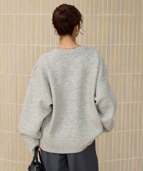 セール】ヘンリーネックジャガードニットプルオーバー【THE CRAFT CREW