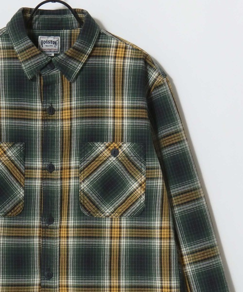HOUSTON(ヒューストン)の「HOUSTON/ヒューストン Ombre Check Viyella Shirt/オンブレチェック ビエラシャツ/ネルシャツ/レディース メンズ(シャツ/ブラウス・メンズ・ターコイズブルー/ブラウン系その他/オリーブ/ブラウン/レッド/グリーン/レッド系その他/ネイビー/ブラック/カーキ/グレー/ブルー/ブラック系その他/ブラウン系その他2/ブラック系その他2/ブルー系その他/グリーン系その他/レッド系その他3/ブルー系その他2/ライトグレー/グリーン系その他2/レッド系その他2/パープル・L/XL/M)」の12枚目の写真