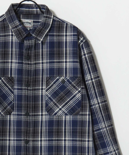 HOUSTON(ヒューストン)の「HOUSTON/ヒューストン Ombre Check Viyella Shirt/オンブレチェック ビエラシャツ/ネルシャツ/レディース メンズ(シャツ/ブラウス・メンズ・ターコイズブルー/ブラウン系その他/オリーブ/ブラウン/レッド/グリーン/レッド系その他/ネイビー/ブラック/カーキ/グレー/ブルー/ブラック系その他/ブラウン系その他2/ブラック系その他2/ブルー系その他/グリーン系その他/レッド系その他3/ブルー系その他2/ライトグレー/グリーン系その他2/レッド系その他2/パープル・L/XL/M)」の17枚目の写真