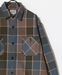 HOUSTON(q[Xg)HOUSTON/q[Xg Ombre Check Viyella Shirt/Iu`FbN rGVc/lVc/fB[X Y(Vc/uEX)