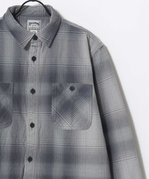 HOUSTON（ヒューストン）の「HOUSTON/ヒューストン Ombre Check Viyella Shirt/オンブレチェック ビエラシャツ/ネルシャツ/レディース メンズ（シャツ/ブラウス）」
