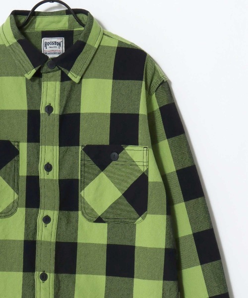 HOUSTON(ヒューストン)の「HOUSTON/ヒューストン Ombre Check Viyella Shirt/オンブレチェック ビエラシャツ/ネルシャツ/レディース メンズ(シャツ/ブラウス・メンズ・ターコイズブルー/ブラウン系その他/オリーブ/ブラウン/レッド/グリーン/レッド系その他/ネイビー/ブラック/カーキ/グレー/ブルー/ブラック系その他/ブラウン系その他2/ブラック系その他2/ブルー系その他/グリーン系その他/レッド系その他3/ブルー系その他2/ライトグレー/グリーン系その他2/レッド系その他2/パープル・L/XL/M)」の13枚目の写真