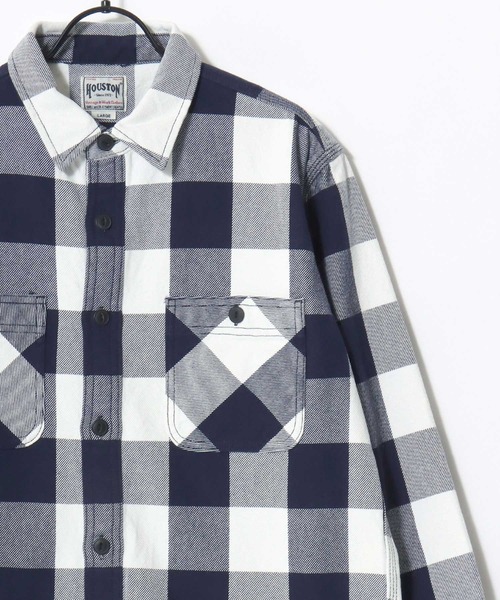 HOUSTON(ヒューストン)の「HOUSTON/ヒューストン Ombre Check Viyella Shirt/オンブレチェック ビエラシャツ/ネルシャツ/レディース メンズ(シャツ/ブラウス・メンズ・ターコイズブルー/ブラウン系その他/オリーブ/ブラウン/レッド/グリーン/レッド系その他/ネイビー/ブラック/カーキ/グレー/ブルー/ブラック系その他/ブラウン系その他2/ブラック系その他2/ブルー系その他/グリーン系その他/レッド系その他3/ブルー系その他2/ライトグレー/グリーン系その他2/レッド系その他2/パープル・L/XL/M)」の18枚目の写真