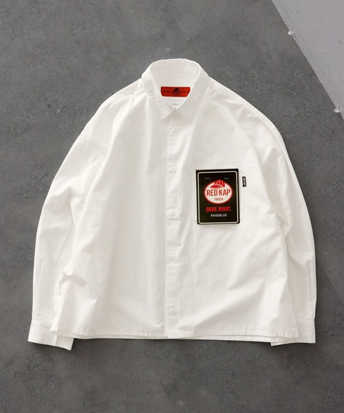 RED KAP（レッドキャップ）の「【RED KAP】別注/クロップドシャツ（シャツ/ブラウス・メンズ・ブラック/ホワイト/イエロー・MEDIUM/LARGE）」の2枚目の写真