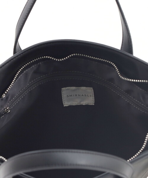 SMIR NASLI(サミールナスリ)の「W金具付き2WAYトートバッグ/A4対応(トートバッグ・レディース・ブラック/ベージュ・FREE)」の14枚目の写真