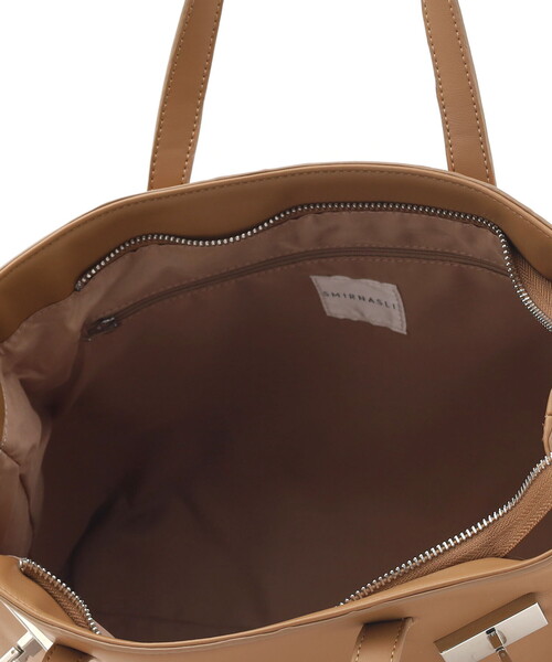 SMIR NASLI(サミールナスリ)の「W金具付き2WAYトートバッグ/A4対応(トートバッグ・レディース・ブラック/ベージュ・FREE)」の15枚目の写真