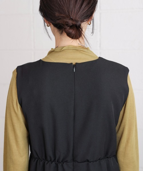 Bou Jeloud（ブージュルード）の「ベアツイストオールインワン（つなぎ/オールインワン・レディース・ブラック/グレイッシュベージュ・38）」の13枚目の写真