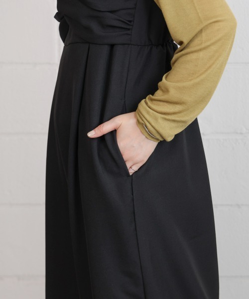 Bou Jeloud（ブージュルード）の「ベアツイストオールインワン（つなぎ/オールインワン・レディース・ブラック/グレイッシュベージュ・38）」の14枚目の写真