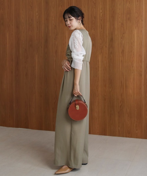 Bou Jeloud（ブージュルード）の「ベアツイストオールインワン（つなぎ/オールインワン・レディース・ブラック/グレイッシュベージュ・38）」の17枚目の写真