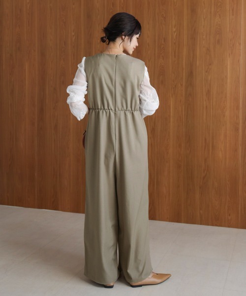 Bou Jeloud（ブージュルード）の「ベアツイストオールインワン（つなぎ/オールインワン・レディース・ブラック/グレイッシュベージュ・38）」の22枚目の写真