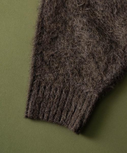 shaggy knit polo/シャギーニットポロ（ポロシャツ）｜Elanque