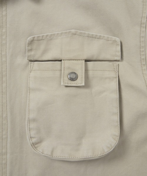 thisisneverthat(ディスイズネバーザット)の「Washed Zip Shirt(シャツ/ブラウス・メンズ・ブラック/ストーン・L/M/S/XL)」の5枚目の写真