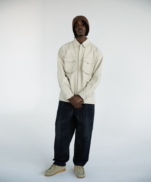 thisisneverthat(ディスイズネバーザット)の「Washed Zip Shirt(シャツ/ブラウス・メンズ・ブラック/ストーン・L/M/S/XL)」の7枚目の写真