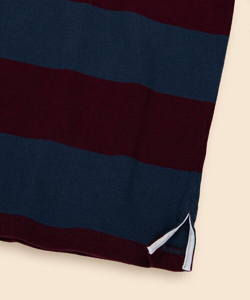 BROOKS BROTHERS（ブルックスブラザーズ）の「コットンジャージー　GFロゴ　ラグビーシャツ（ポロシャツ・メンズ・グレー/イエロー/バーガンディー・X-SMALL/X-LARGE/SMALL/MEDIUM/LARGE）」の12枚目の写真