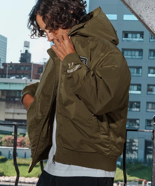seventy seven(セブンティセブン)の「mj11122-padding hoodie rib JKT 中綿ジャケット(7725W050)(その他アウター・メンズ・ブラック/カーキ・L/M/S/XL)」の16枚目の写真