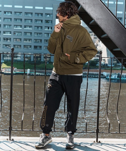 seventy seven(セブンティセブン)の「mj11122-padding hoodie rib JKT 中綿ジャケット(7725W050)(その他アウター・メンズ・ブラック/カーキ・L/M/S/XL)」の19枚目の写真