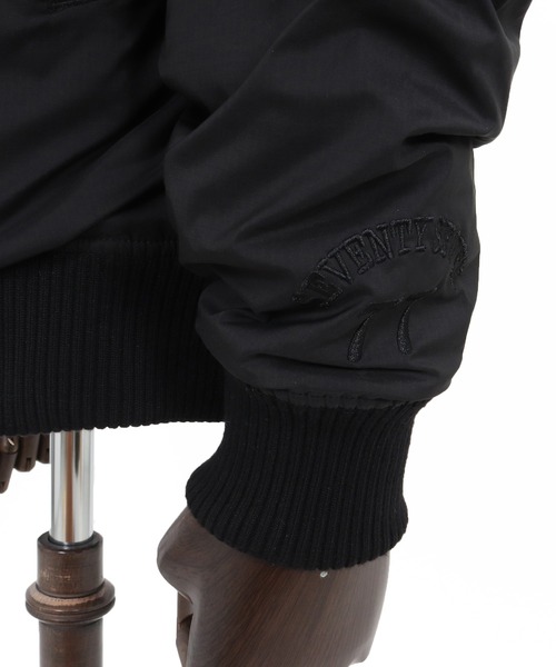 seventy seven(セブンティセブン)の「mj11122-padding hoodie rib JKT 中綿ジャケット(7725W050)(その他アウター・メンズ・ブラック/カーキ・L/M/S/XL)」の4枚目の写真