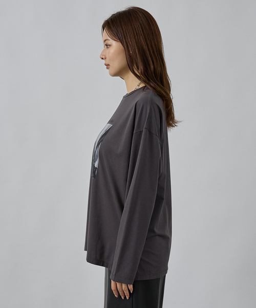 abahouse mavie（アバハウスマヴィ）の「フォトロンT（Tシャツ/カットソー・レディース・ホワイト系その他/チャコールグレー・フリー）」の20枚目の写真