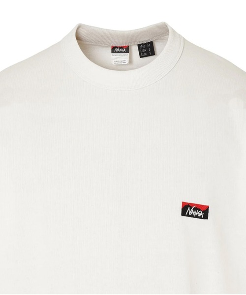 NANGA(ナンガ)の「NANGA /ナンガ ECO HYBRID BOX LOGO EMBROIDERY L /TS TEE ロンT(Tシャツ/カットソー・メンズ・ブラック/グリーン/グレー/ホワイト・XL/L/M/S)」の8枚目の写真