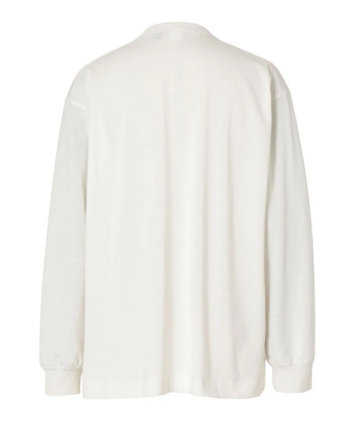 NANGA(ナンガ)の「NANGA /ナンガ ECO HYBRID BOX LOGO EMBROIDERY L /TS TEE ロンT(Tシャツ/カットソー・メンズ・ブラック/グリーン/グレー/ホワイト・XL/L/M/S)」の5枚目の写真