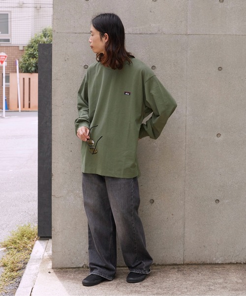 NANGA(ナンガ)の「NANGA /ナンガ ECO HYBRID BOX LOGO EMBROIDERY L /TS TEE ロンT(Tシャツ/カットソー・メンズ・ブラック/グリーン/グレー/ホワイト・XL/L/M/S)」の18枚目の写真